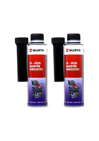 Würth 2x Dizel Enjektör Temizleyici Performans İyileştirici 300ml