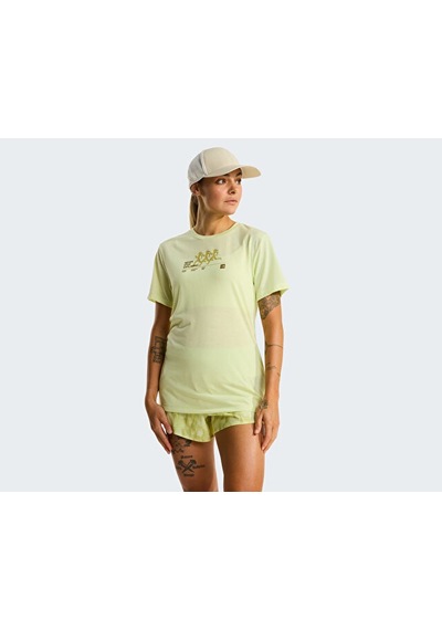 The North Face W Bıtmap Sılhouette Short Sleeves Tee-gr Kadın Outdoor Tişörtü Nf0a8g0cg6o1 Sarı