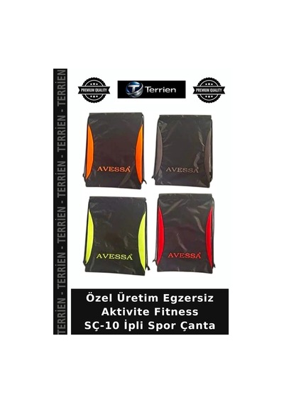 Özel Üretim Egzersiz Aktivite Fitness Sç-10 İpli Spor Çanta