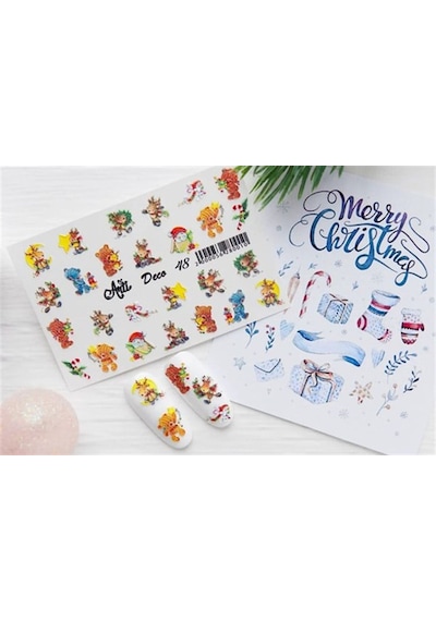 Stiker 3d Arti Deco - 48 Beyaz