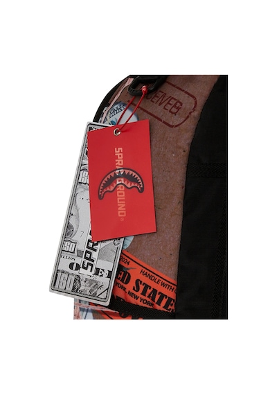 Sprayground Overnight Express Sırt Çantası, Su Geçirmez 900d Polyester, Laptop Bölmeli Beyaz