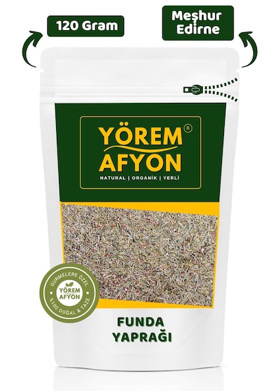 Yörem Afyon Meşhur Edirne Yerli Mahsul Funda Yaprağı, Süpürge Otu Herba Ericae 120gr.
