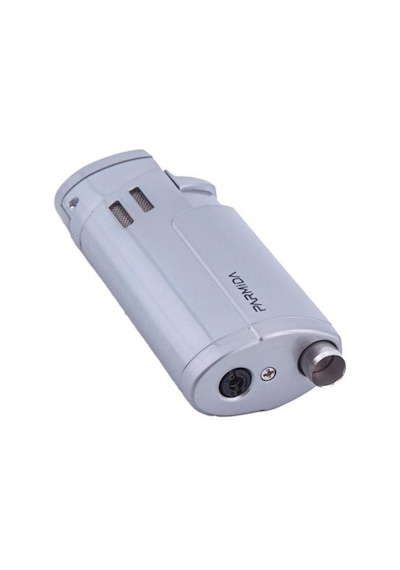 3 Torch Pürmüz Gümüş Puro Çakmağı - Tr5826
