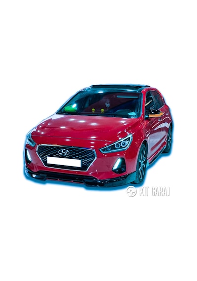 Kit Garaj Hyundai I30 2017 Makyajlı Ön Ek Plastik Sportif & Dayanıklı Tasarım Boyasız