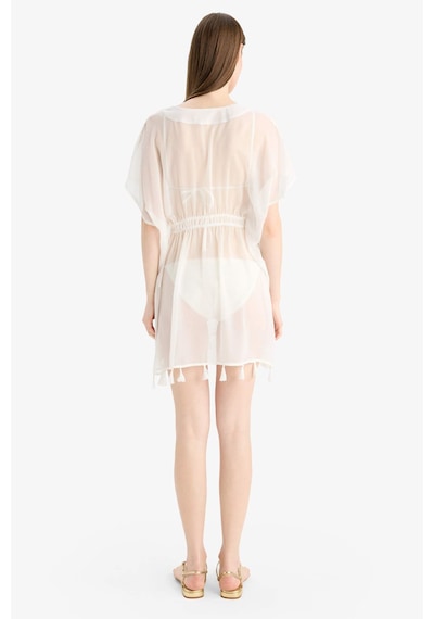 Defacto Beyaz Şifon Kimono-fall İn Love Z9958az25smwt16 Beyaz