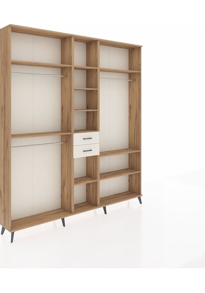 Arges Dolap 10 Raflı 2 Çekmeceli 3 Askılı 220x30x243 Çam-çam/aytaşı Atlas Çam/aytası Arges Dolap 10 Raflı 2 Çekmeceli 3 Askılı 220x30x243 Çam-çam/aytaşı Atlas Çam/aytası