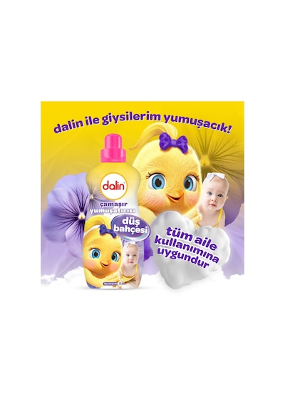 Dalin Çamaşır Yumuşatıcı Konsantre 1500ml Düş Bahçesi 5 Li Set 5'li Set