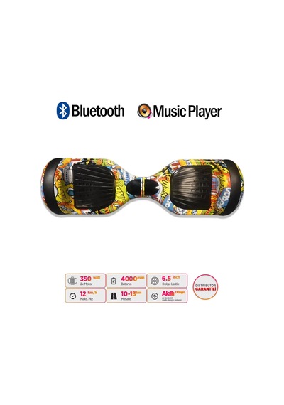 Citymate Elektrikli Kaykay Hoverboard Akıllı Denge 6.5 Inch + Hoverkart + Çanta Extrem Paket D25