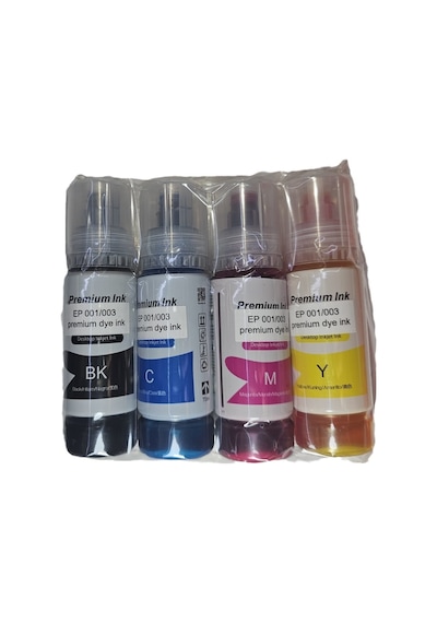 Epson Ecotank L3252 101 103 Uyumlu Mürekkep Seti 5x70ml + Extra Siyah