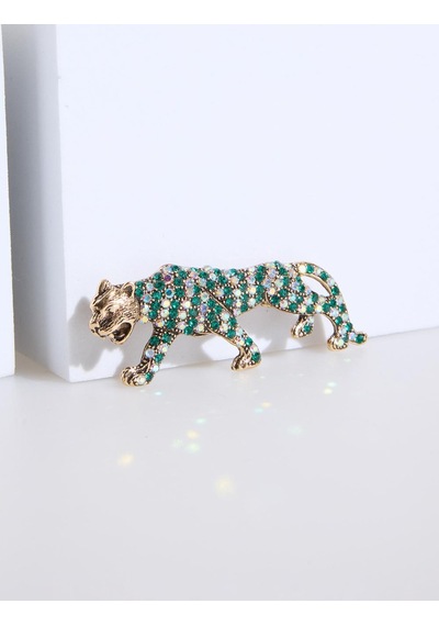 Jimmy Key Jimmy Key Karışık Leopar Figürlü Broş 6sw355526999 Çok Renkli
