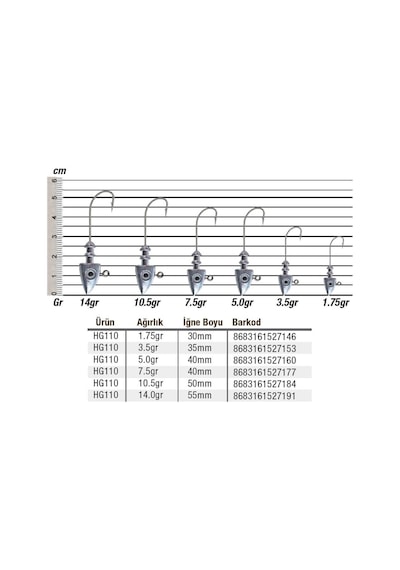 Effe Hg110 Jighead