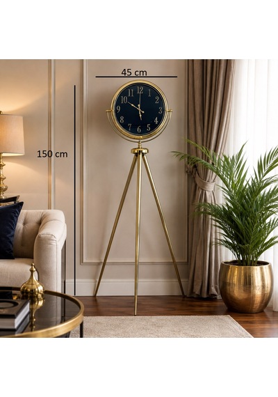 Gold Deluxe Aynalı Tripod 150 X 45 Cm Ayaklı Saat Diğer
