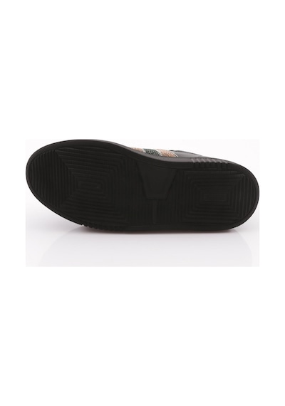 Dgn Es865 Kadin Kalin Silver Taşli Sneakers Ayakkabi ES865-2007-R123499 Siyah