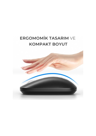 Lecoo Ws214 Kablosuz 1200dpı 3 Tuşlu Optik Mouse Gri Ws214