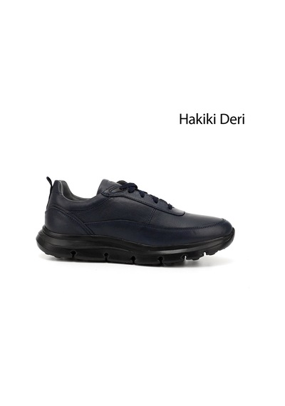 Gönderi(R) Erkek Lacivert Bağcıklı Hakiki Deri Sneaker Ddma83531540 Lacivert