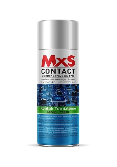 Mxs Elektronik Kart Devre Kontak Temizleyici Sprey Yağsız 400 Ml 24 Adet(1 Koli)