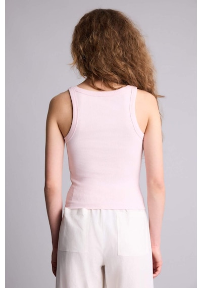 Defacto Fıtted U Yaka Fitilli Kaşkorse Atlet F7818ax26sppn74 Pembe-pn74