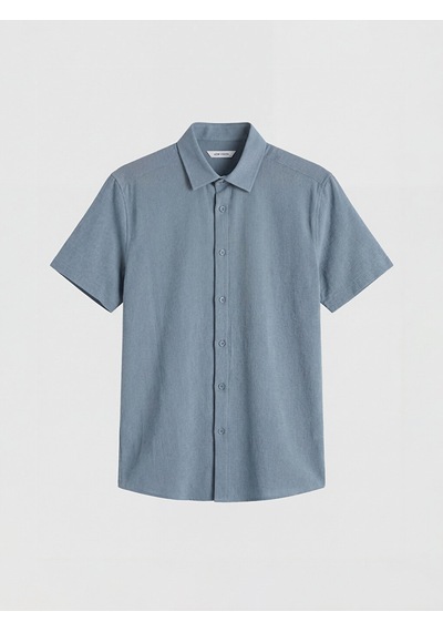 Lcw Vision İndigo Regular Fit Erkek Dokulu Gömlek Lcw Vision İndigo Regular Fit Erkek Dokulu Gömlek