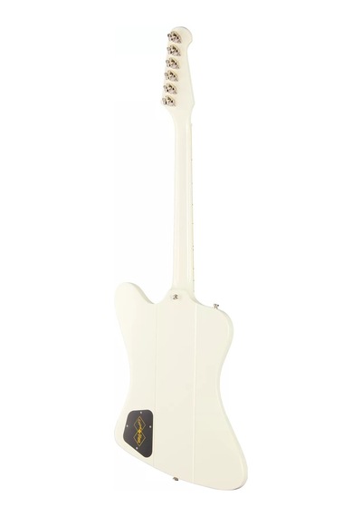 Epiphone 1963 Firebird V Elektro Gitar Polaris White 104080440223