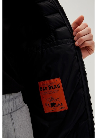 Bad Bear 21.02.15.009-c01 Miner Puffer Erkek Mont Siyah
