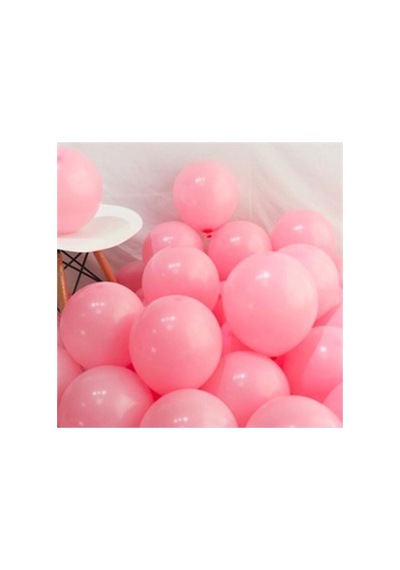 Makaron Balon 100 Adet Pembe Renk A