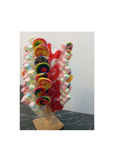Marshmallow Lolipop Şekerleme 100 Adet Sosyete-horoz Şeker-stand Dahil Parti -doğum Günü-çocuk Vb.