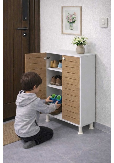 Bd101 Ayakkabılık, Çok Amaçlı Dolap S.meşe Safir Meşe - 711086605 Safir Meşe