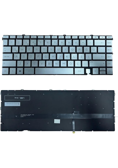 Hp Envy X360 13-bd0005nt Klavye Gümüş Tr Işıklı