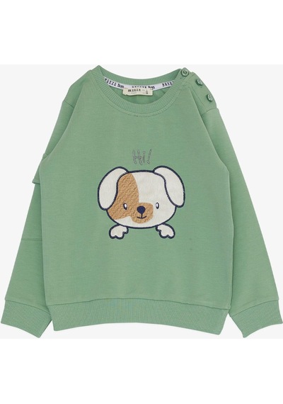 Breeze Erkek Çocuk Eşofman Takım Sevimli Köpekçik Nakışlı Kolu Cepli 1 - 4 Yaş Mint Yeşili - Mint Yeşili Breeze Erkek Çocuk Eşofman Takım Sevimli Köpekçik Nakışlı Kolu Cepli 1 - 4 Yaş Mint Yeşili - Mint Yeşili