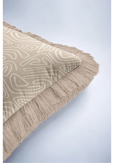 Soyut Bej Geometrik Motifli Saçaklı Yastık Kılıfı-boho Etnik Vizon Ekru Krem Püsküllü Kırlent Kılıfı Kadim Esinti Nova Soyut Bej Geometrik Motifli Saçaklı Yastık Kılıfı-boho Etnik Vizon Ekru Krem Püsküllü Kırlent Kılıfı Kadim Esinti Nova