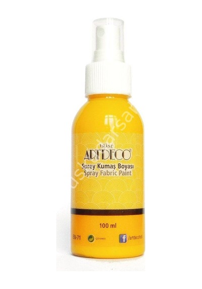 Artdeco Sprey Kumaş Boyası 100ml Koyu Sarı