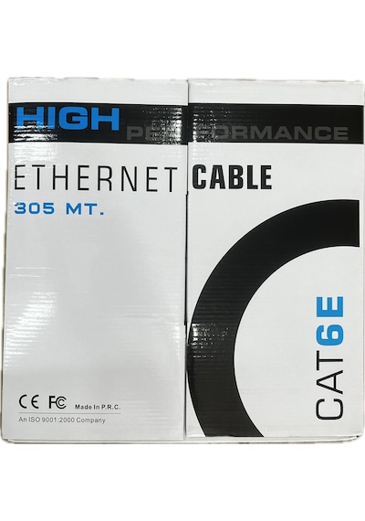 Cablox Gri Pe Cca 4x2x24 24 Awg Lan Cat6 U/utp 305mt. İndoor Box