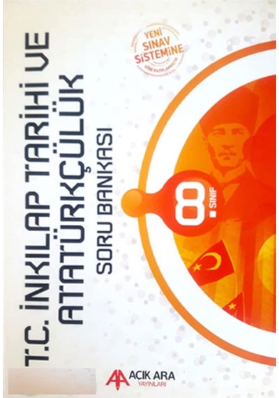 Açık Ara Yayınları 8.Sınıf T.C Inkılap Tarihi Ve Atatürkçülük So