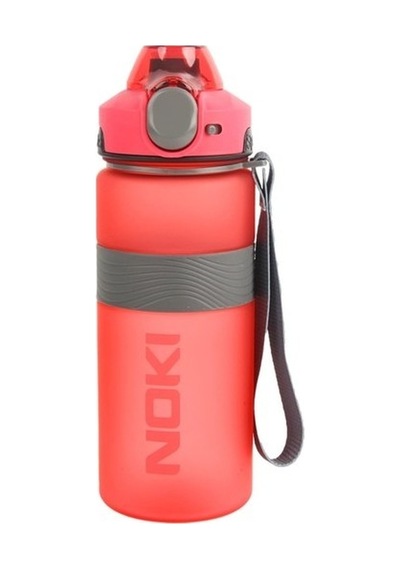 Noki Tritan Soft Touch Auto Kapak Silikon Bantlı Askılı Matara 750 Ml 0121 Mavi Çok Renkli