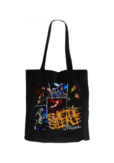 Suicide Silence Lıve And Mental Siyah Kanvas Bez Çanta Siyah