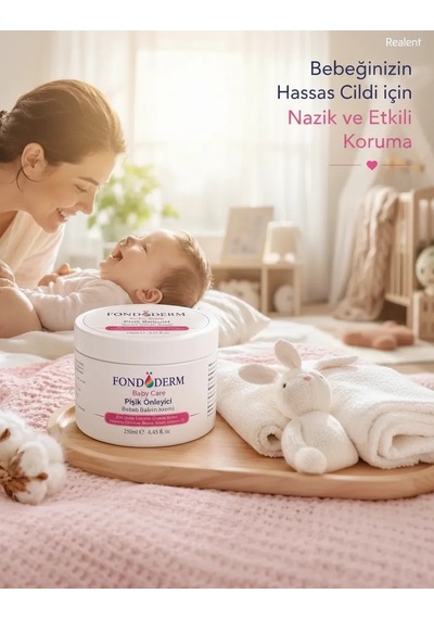 Bebek Pişik Kremi Çinko Oksit ve Lanolin İçerikli Bariyer Krem Yoğun Cilt Bakım Kremi Lisinya