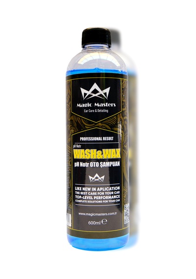 Magic Masters Wash&wax Ph Notr Oto Şampuan 600 Ml