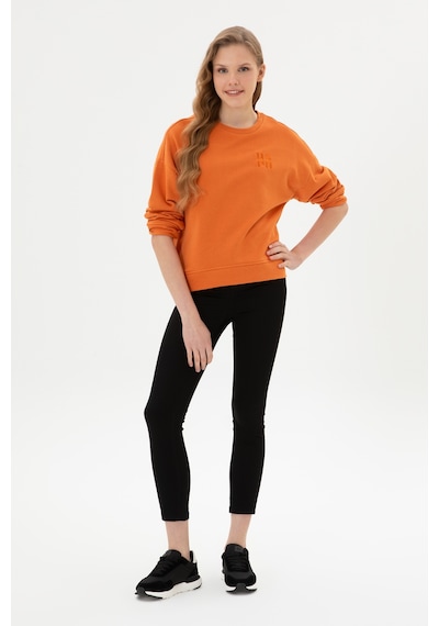 U.S. Polo Assn. Kadın Siyah Toothpick Fit Kanvas Pantolon 50316852-VR046