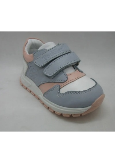 Toddler 251 Mavi - Pembe Deri Ortopedik Destekli Çocuk Ayakkabısı 21-25 Mavi - Pembe