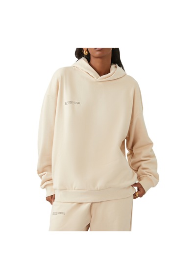 Pangaia 365 Kapşonlu Sweatshirt - Kum Rengi