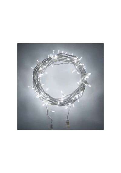 Beyaz Led Yılbaşı Süsü 100'lü 10 M Beyaz