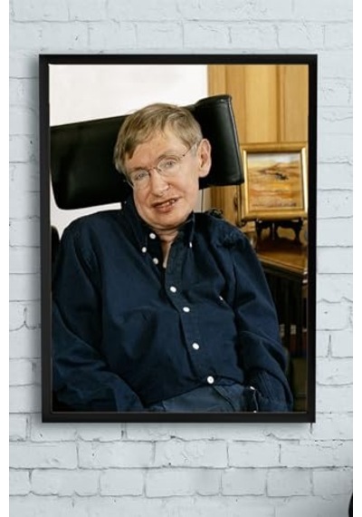 Pster13387 Stephen Hawking Bilimsel Çerçeveli Tablo 2 30 X 40cm