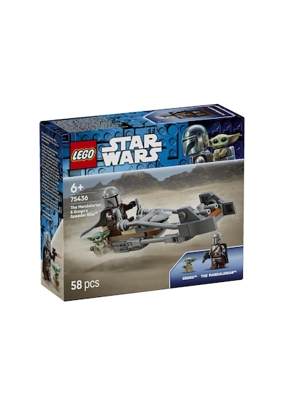 Lego Star Wars 75436 The Mandalorian And Grogu's Speeder Bike