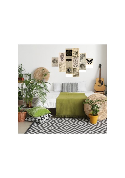 A5 Gotik Fairygrunge Wall Collage Poster Seti Hediyelik Genç Odası Estetik Duvar Afişi