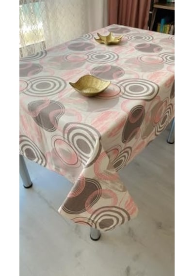 Defnelam Dertsiz Masa Örtüsü Duck Keten Sıvı Geçirmez 150 X 180 Cm Pembe Yuvarlak Acı Kahverengi Defnelam Dertsiz Masa Örtüsü Duck Keten Sıvı Geçirmez 150 X 180 Cm Pembe Yuvarlak Acı Kahverengi