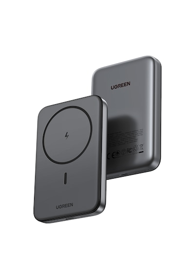 Ugreen 10.000 Mah 20w Magsafe Wireless Kablosuz Hızlı Powerbank, Siyah, 25919