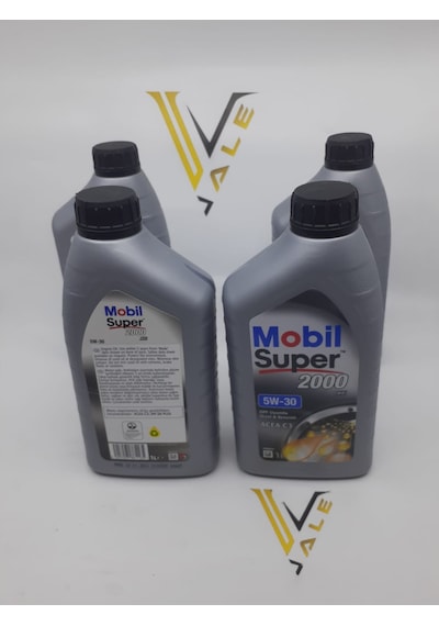 Yağ Motor Yağı Super 2000 5W30 1 Litre Mobil Bütün Araçlar -H036