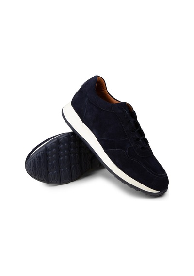 Deery Erkek Hakiki Süet Lacivert Sneaker Ayakkabı - E8210mlcve02 Lacivert