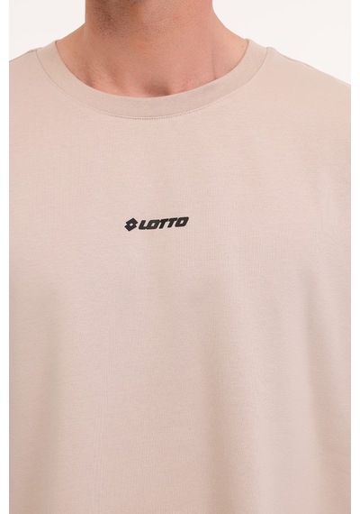 Lotto M-aıson Tee 5fx Taş Rengi Erkek Kısa Kol T-shirt Gri