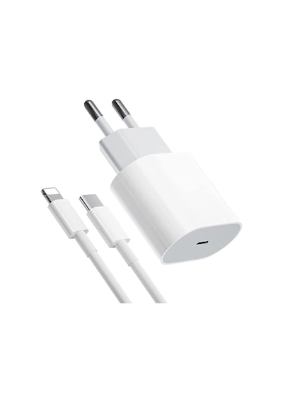 Apple Uyumlu iPhone Adaptör 20w Tüm Serilerle Hızlı Şarj Adaptör 8 11 12 13 14 Pro Max Adaptör Seti
